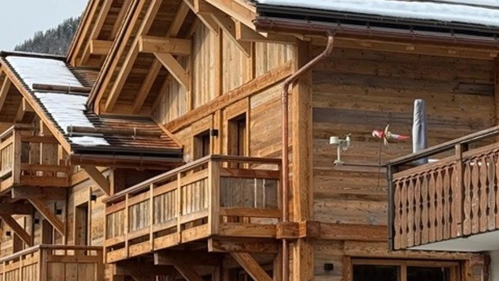 Demi-Chalet Moderne 4 Chambres + Dortoir, Terrasse, Garage - La Clusaz - Fr-1-459-238
